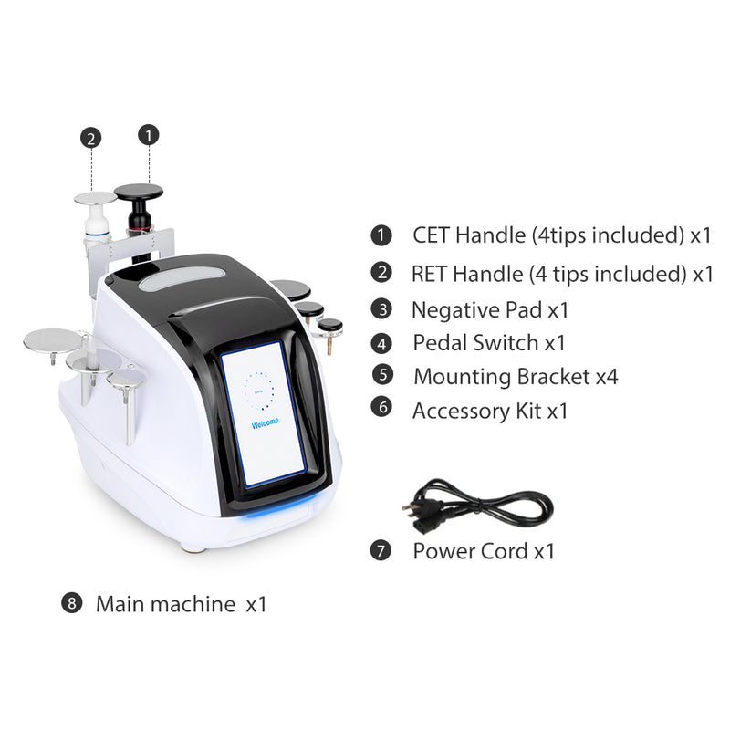 CET+RET RF Face Lifting Skin Care Winkle Removal Anti Aging Pain Relief Slimming