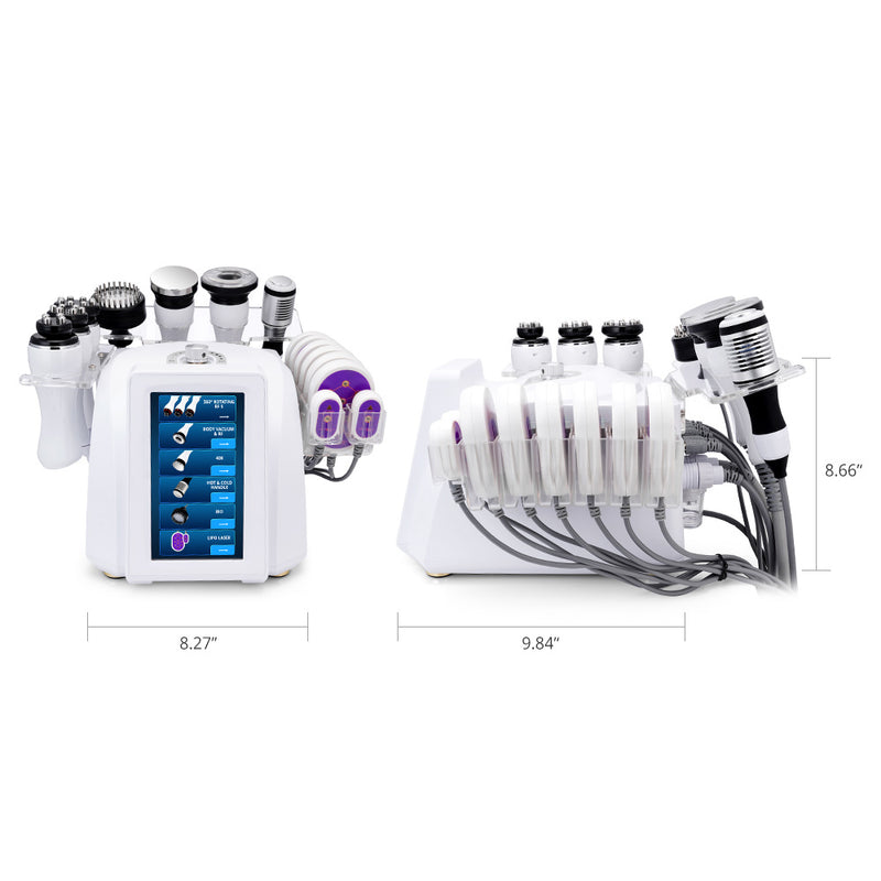 3D Rotating RF 40K Cavitation Vacuum Cold Photon Microcurrent Slimming Machine