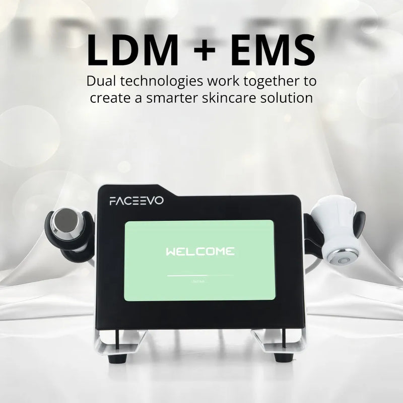 FaceEvo 3 & 10 MHz LDM Ultrasound EMS Facial Machine For Skin Rejuvenation